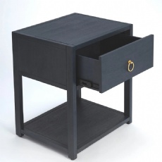 Wood Nightstand with veneer