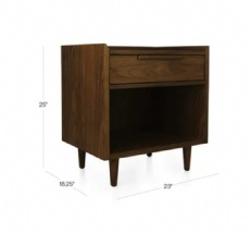 Solid wood Nightstand